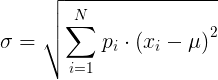 random standard deviation