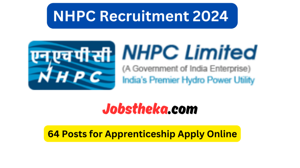 NHPC Recruitment 2024: 64 Posts for Apprenticeship Apply Online